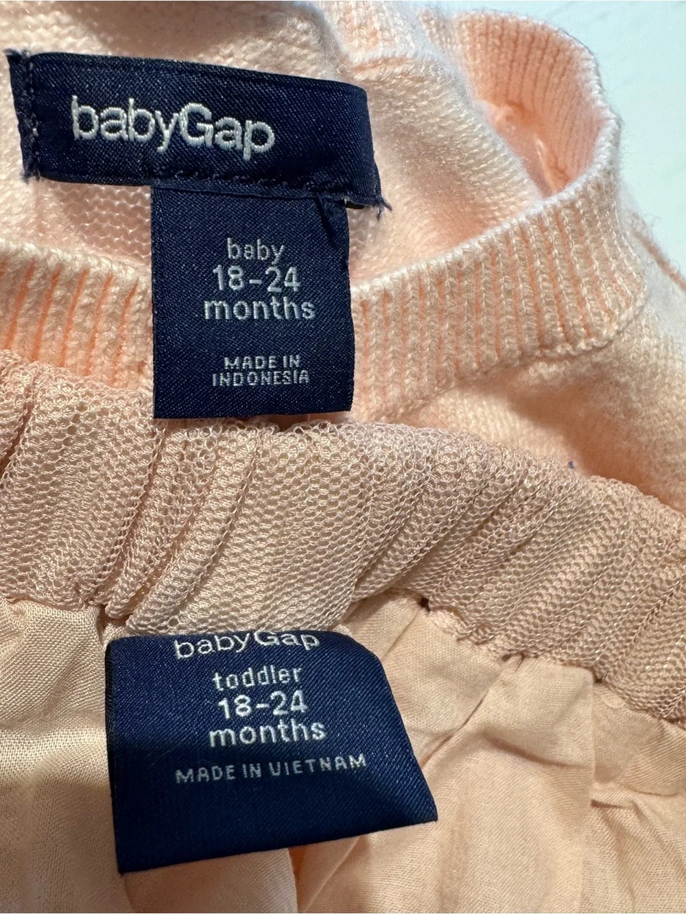 GAP Pink Girls Knit Cardigan and Tulle Skirt Set